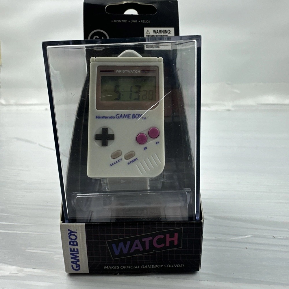 Nintendo Game Boy Retro Digital Watch - Super Mario Alarm Sounds Paladone - New